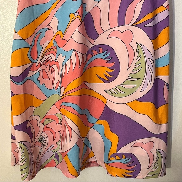 Princess Polly | Nellie mini dress Pink Multi retro pattern Womens size 8 a-line - Picture 7 of 11